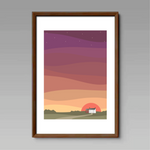 House in the Field 24x36 Matte Print