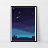 Stargazing 18x24 Matte Print