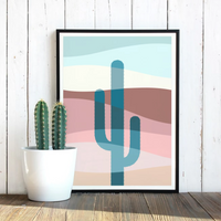Cactus Sun 18x24 Matte Print