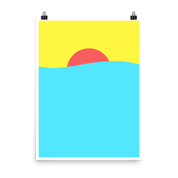Drowning Sun 18x24 Matte Print