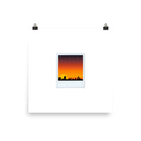 City Sun 12x12 Matte Print - Polaroid Series