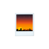 City Sun 12x12 Matte Print - Polaroid Series